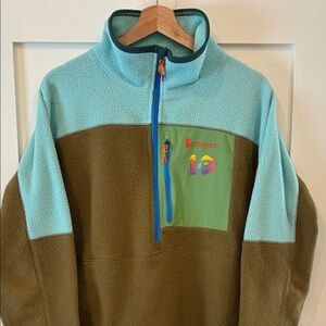 Cotopaxi Fleece - Light Blue and Green
